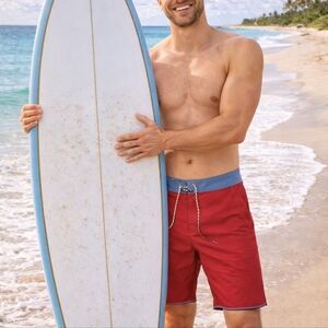 Rhone Red Board Shorts Size 36